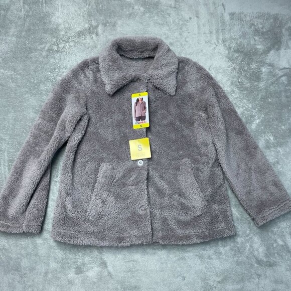32 Degrees Jackets & Blazers - 32 Degrees Heat Women's S Faux Fur Teddy Jacket  Purple n1194